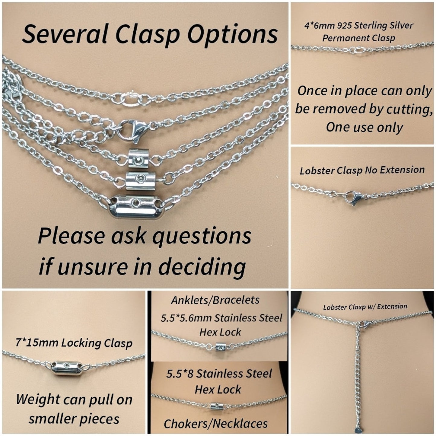 Day Collar * Triple O Ring w/ Freshwater Peacock Pearl * Locking Options * 24/7 Wear
