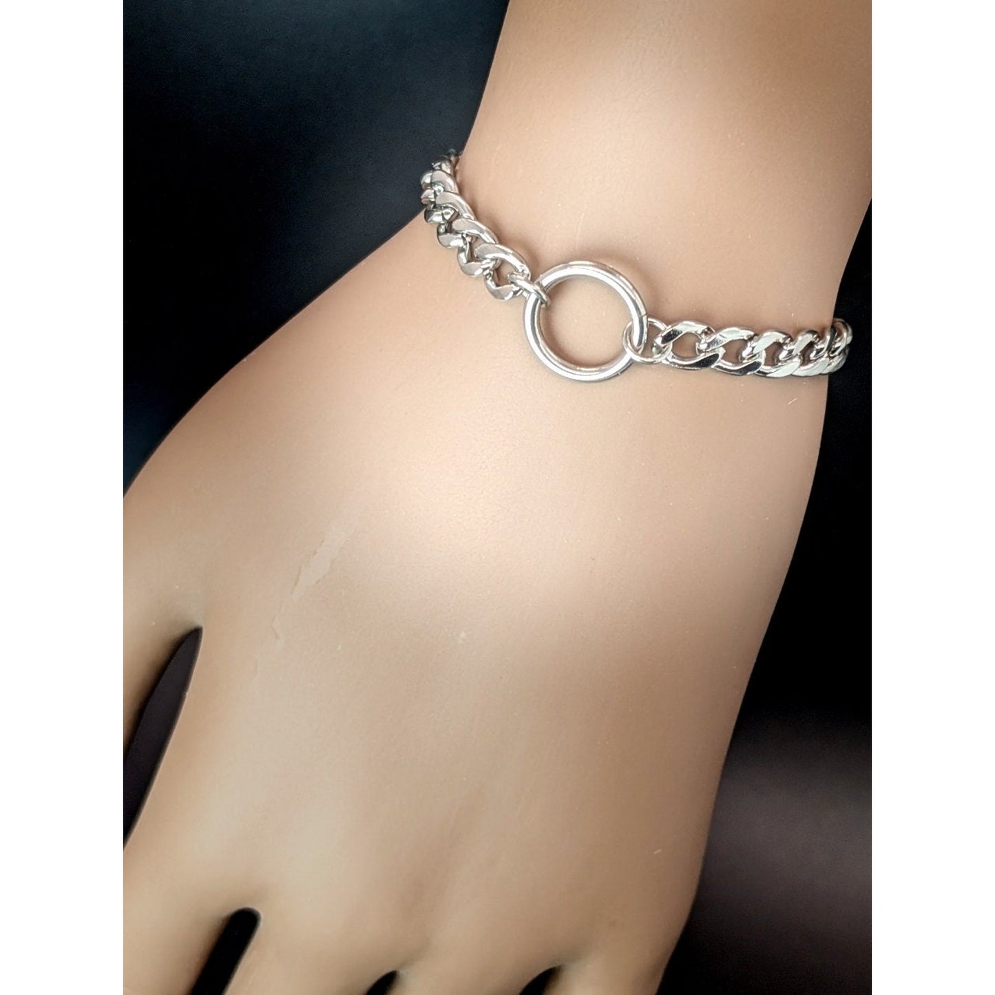 Heavy O Ring Anklet * Bracelet * Locking Options * 24/7 Wear