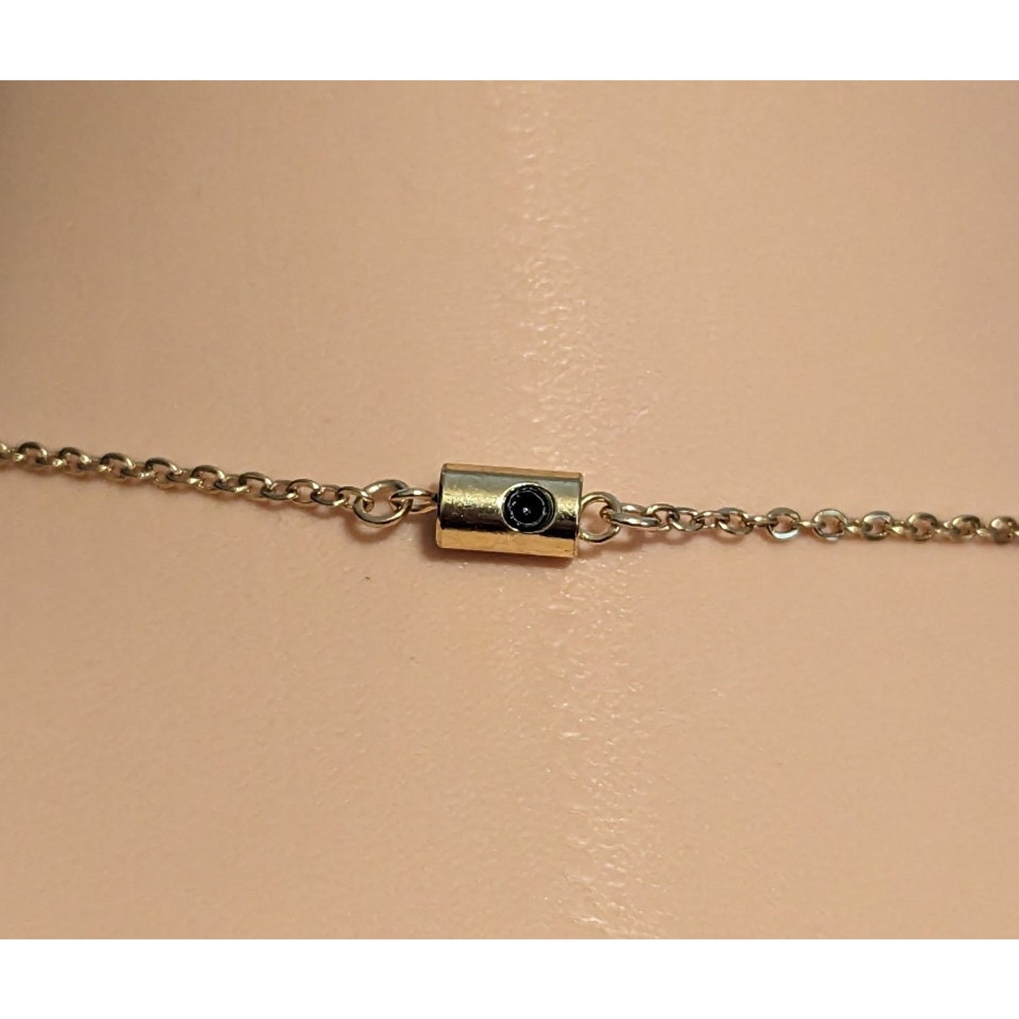 Not Sold Separately **Available only w/ purchase of choker/necklace** Gold Locking Clasp Hex Lock