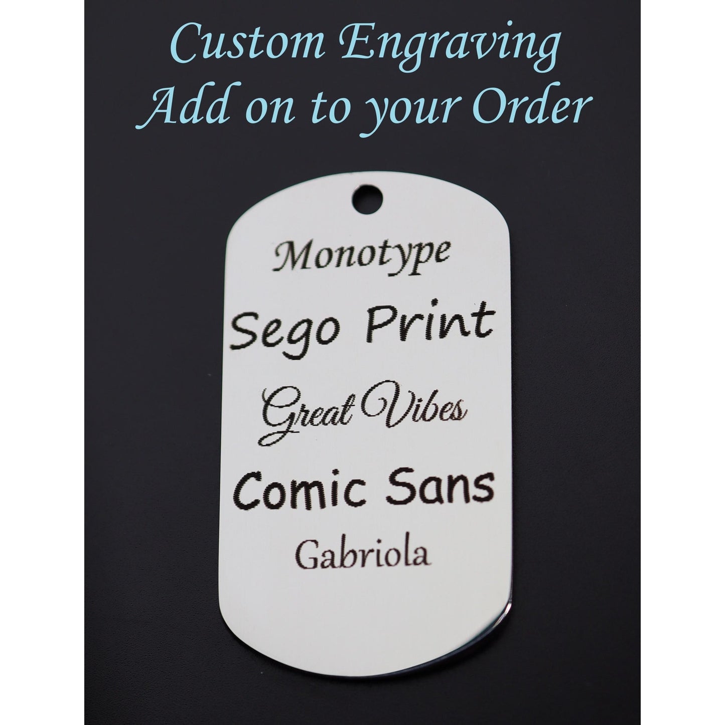 Custom Engraving Add On to Your Order