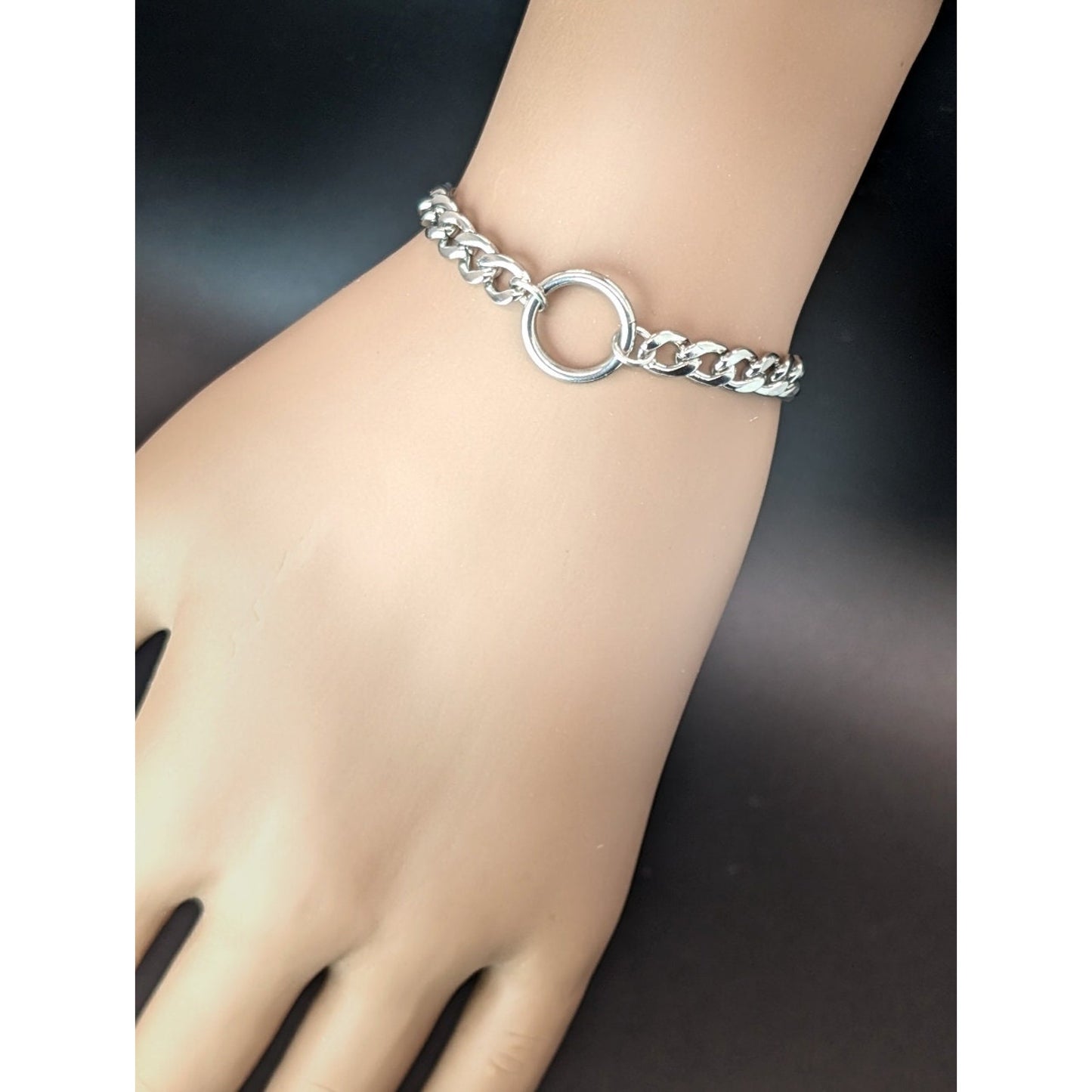 Heavy O Ring Anklet * Bracelet * Locking Options * 24/7 Wear